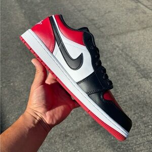 Jordan 1 low bred toe